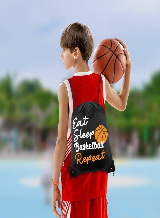 MiniInflat 48 Pcs Basketball Party Favors for Kids Include 12 Basketball Drawstring Bags 12 Keychain 12 Silicone Bracelets 12 Mini Stress Ball for Sports Supplies Decorations - Image 5